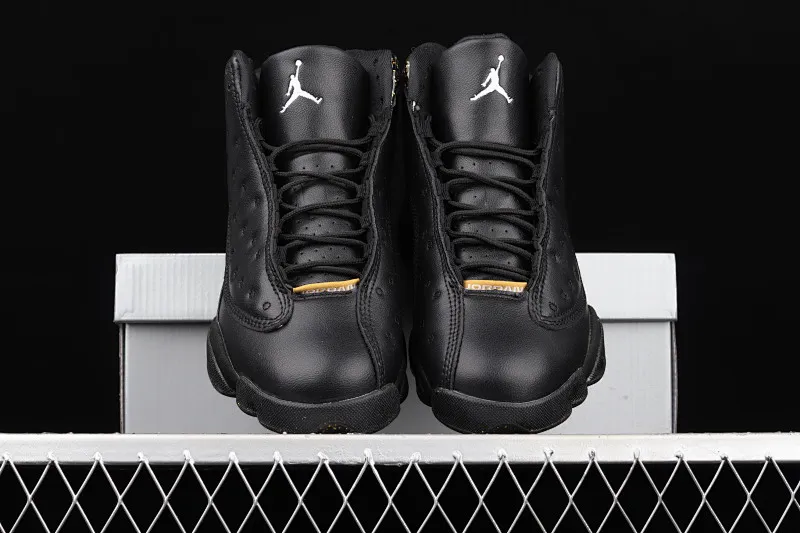 All categories Air Jordan Jordan series basketball shoes Air Jordan 13 G version Air Jordan 13 GS "Black Gold" AJ13 Joe 13 black stars DC9443-007